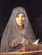 Antonello da Messina, Antonello there measuring, madonna Annunziata